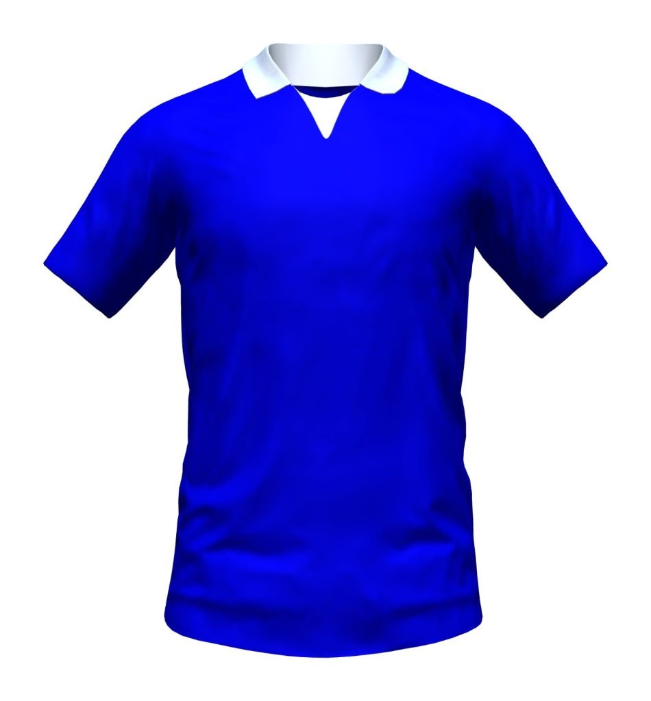 Primera equipación de Chelsea 55-56