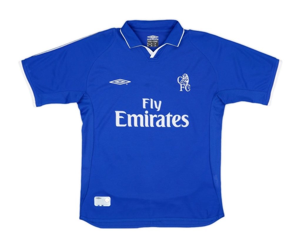 Primera equipación de Chelsea 01-02