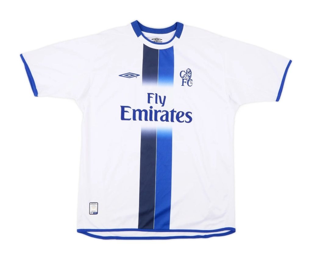 Segunda equipación de Chelsea 03-04