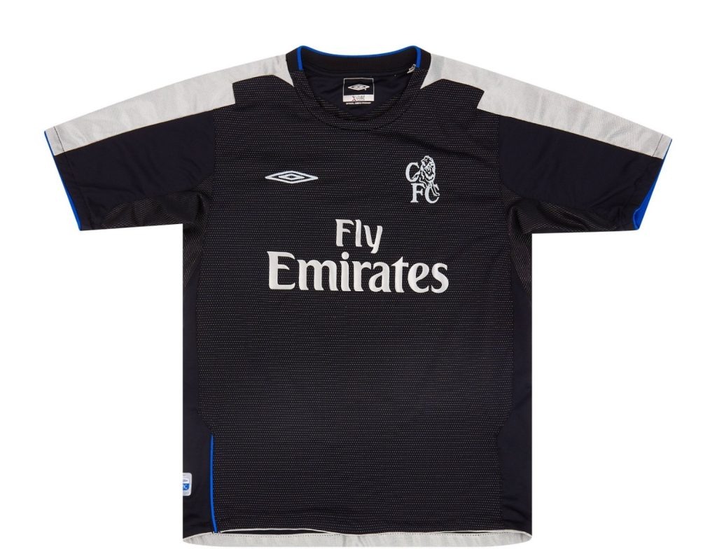 Segunda equipación de Chelsea 04-05