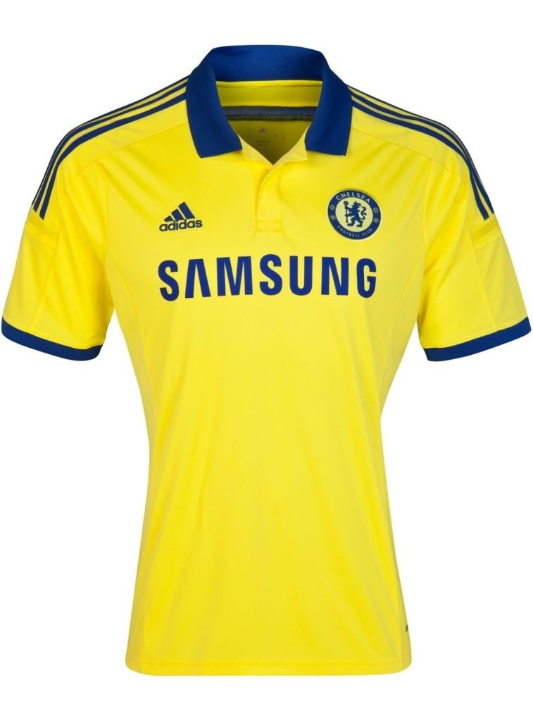 Segunda equipación de Chelsea 14-15