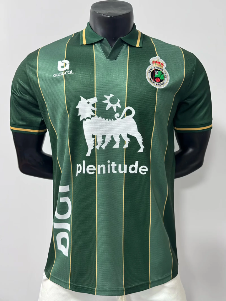 Camiseta Racing de Santander 2026-2027 Verde Segunda Equipacion Version Jugador