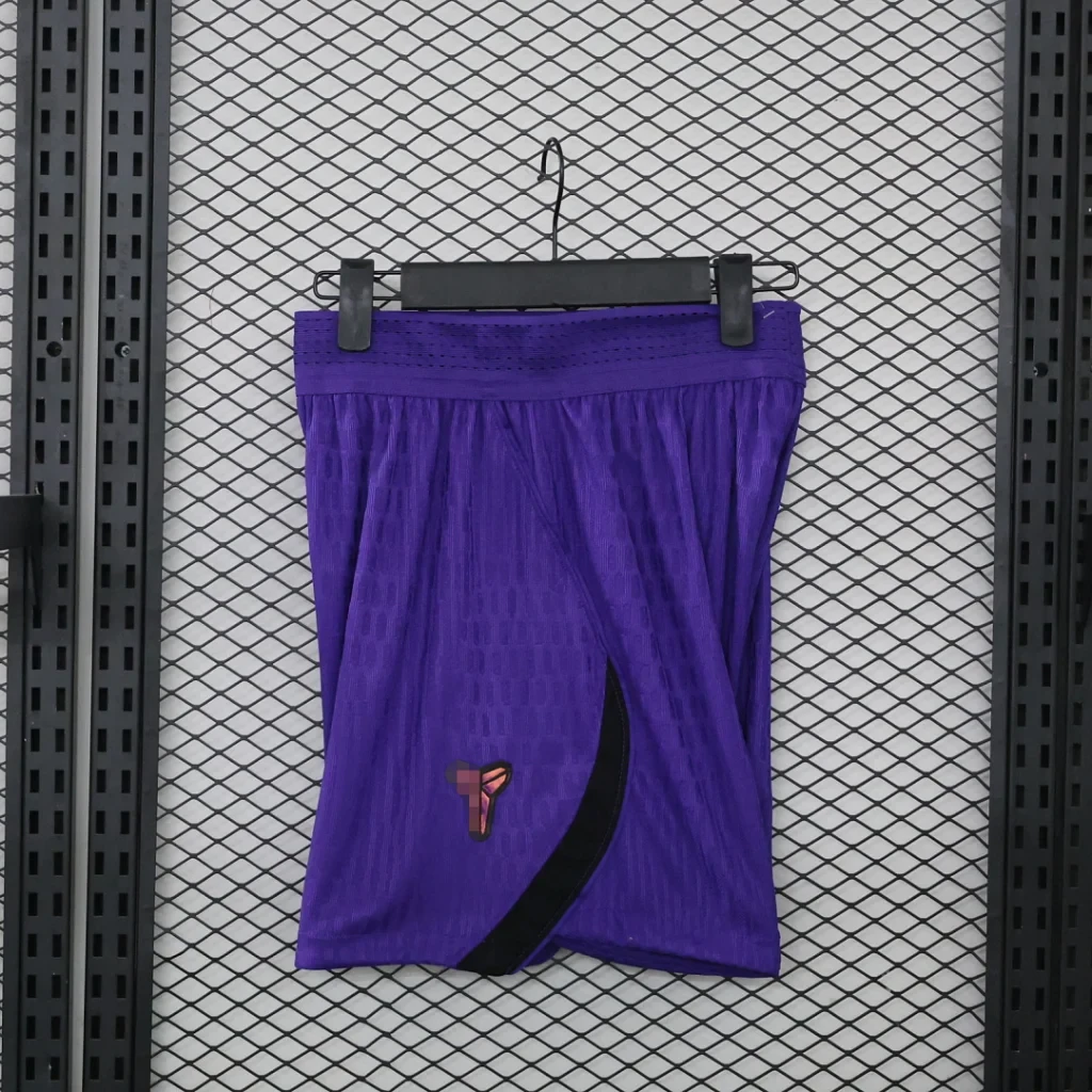 Pantalon corto FC Barcelona 2026-2027 Morado segunda equipacion versión fan - Imagen 4