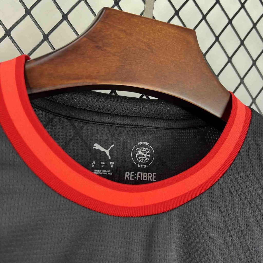 Camiseta negra AC Milan 2026-2027 tercera equipacion versión fan - Imagen 3