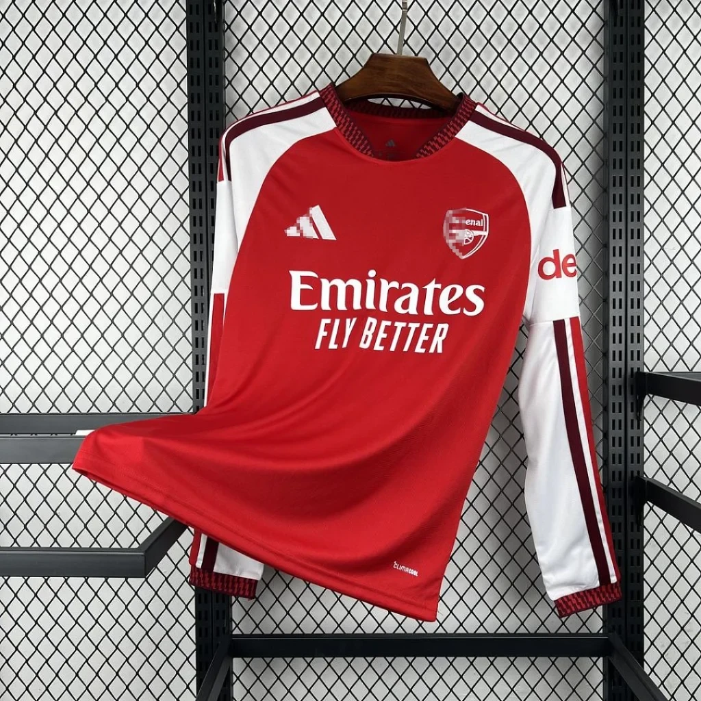 Camiseta Arsenal Manga larga 2026-2027 Saka primera equipacion versión fan