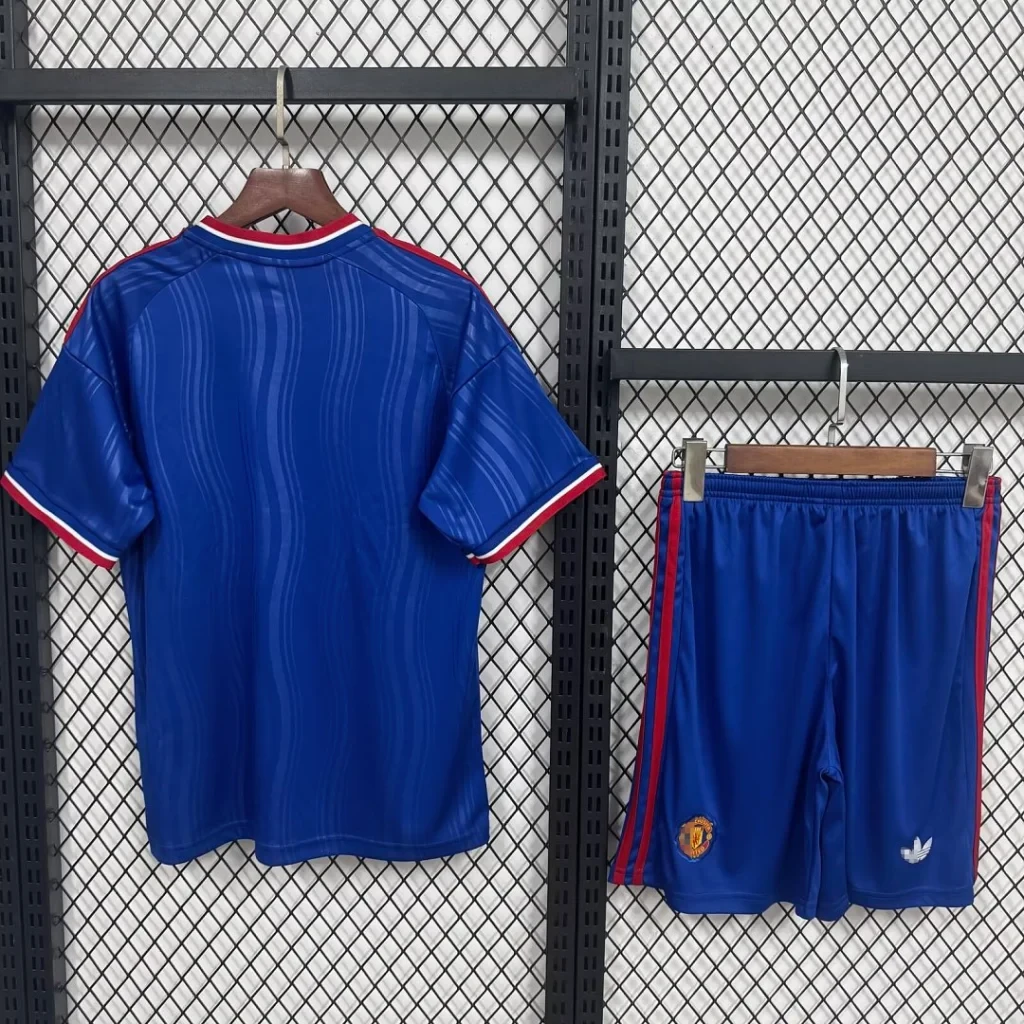 Conjunto niño Manchester United 2026-2027 Azul Segunda equipacion - Imagen 2