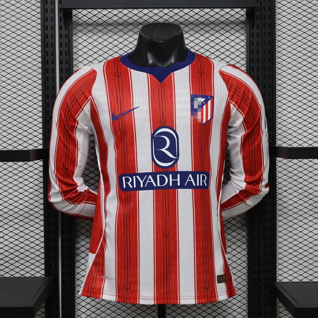 Camiseta Atletico Madrid 2026-2027 Manga Larga Julian Alvarez Primera Equipacion Version Jugador