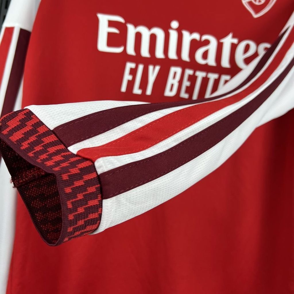 Camiseta Arsenal Manga larga 2026-2027 Saka primera equipacion versión fan - Imagen 6