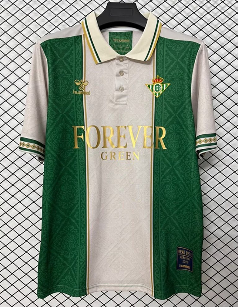 Camiseta Beige Real Betis 2026-2027 Edicion Especial Version Fan