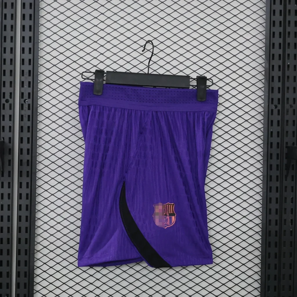 Pantalon corto FC Barcelona 2026-2027 Morado segunda equipacion versión fan - Imagen 3