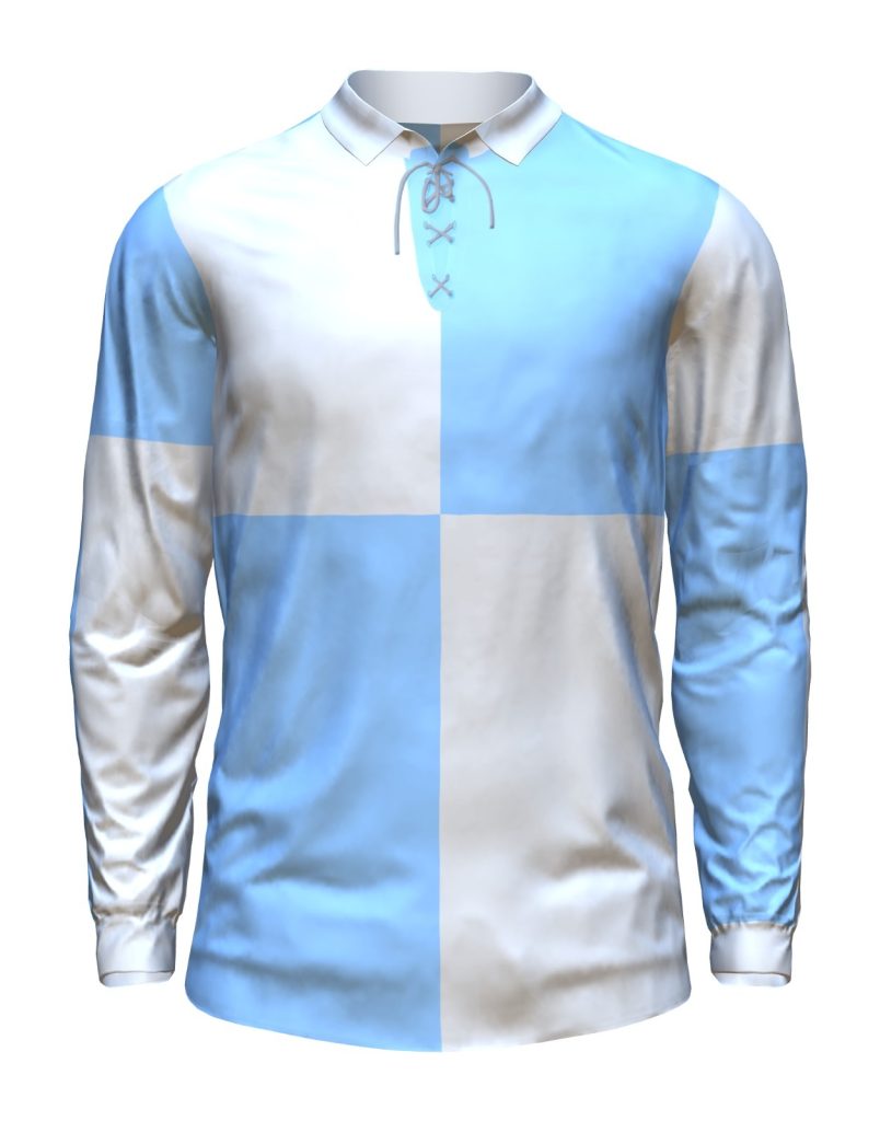 Primera equipación de Everton 1883-86
