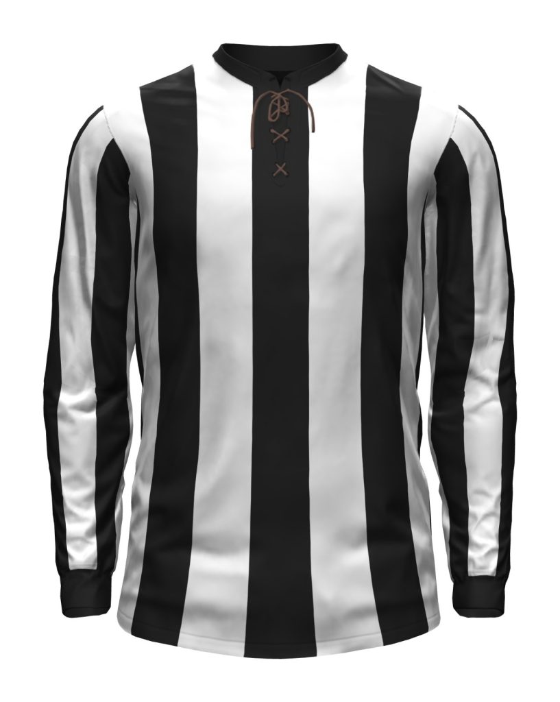 Segunda equipación de Everton 1906-21