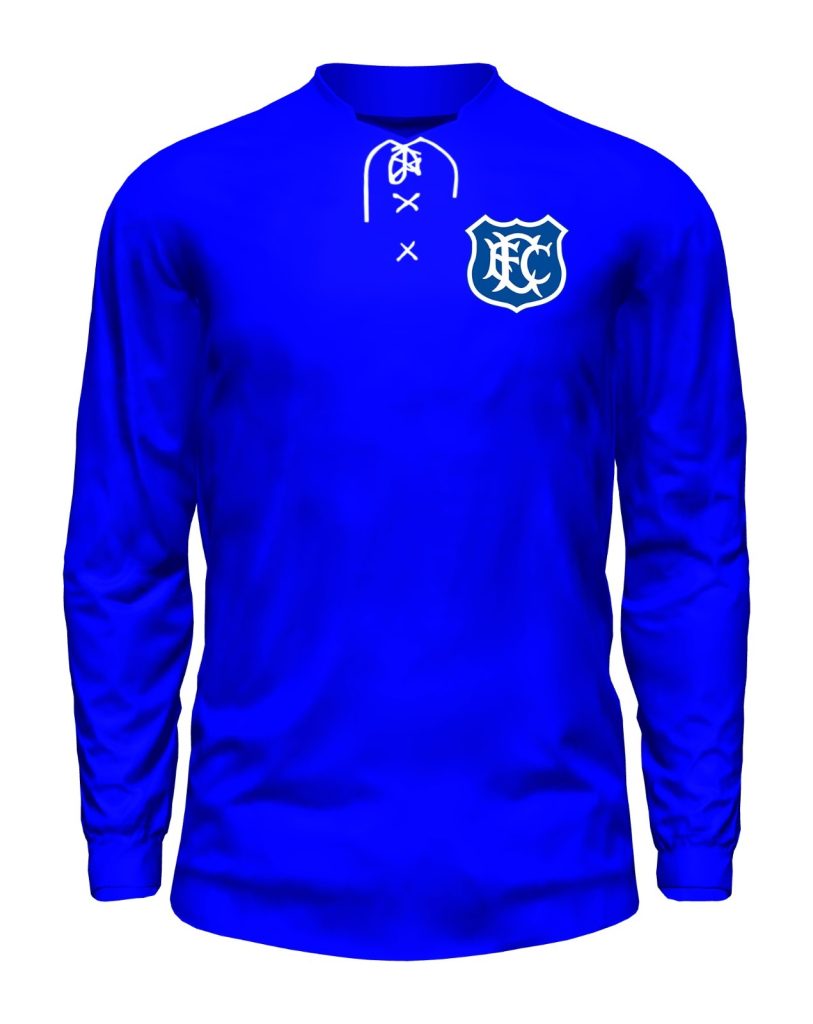 Primera equipación de Everton 1920-29