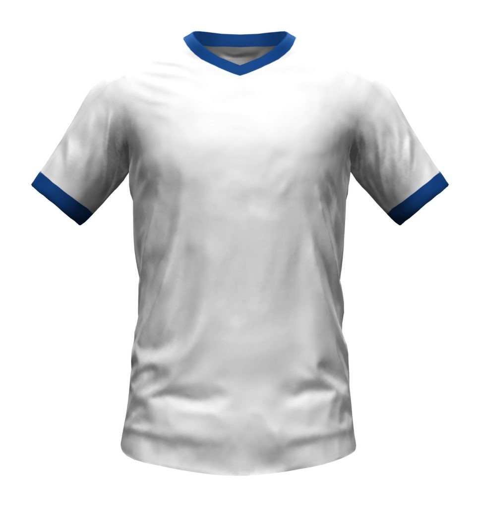 Segunda equipación de Everton 57-58