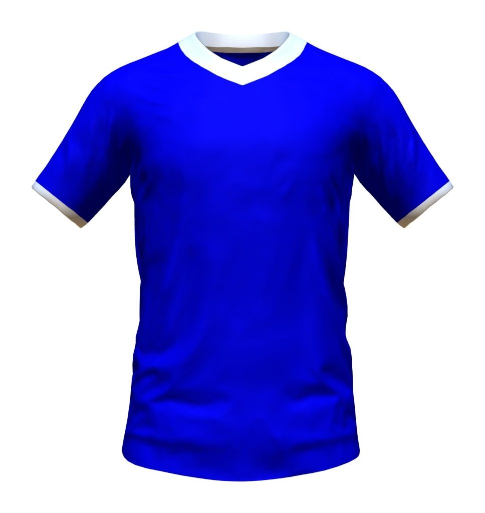 Primera equipación de Everton 57-58