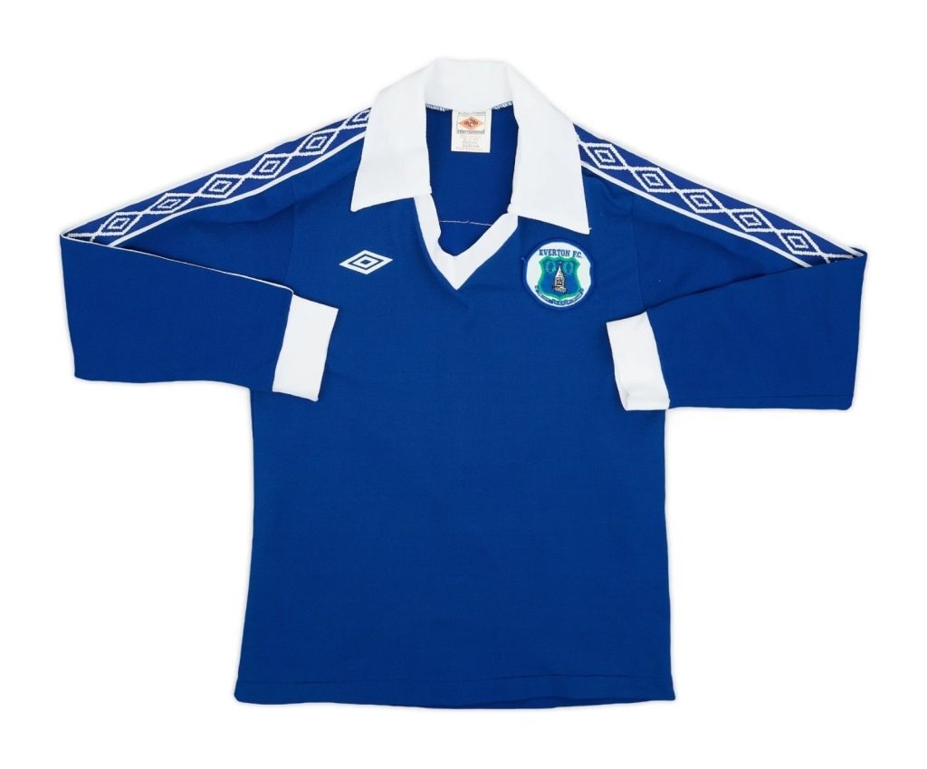 Primera equipación de Everton 78-79