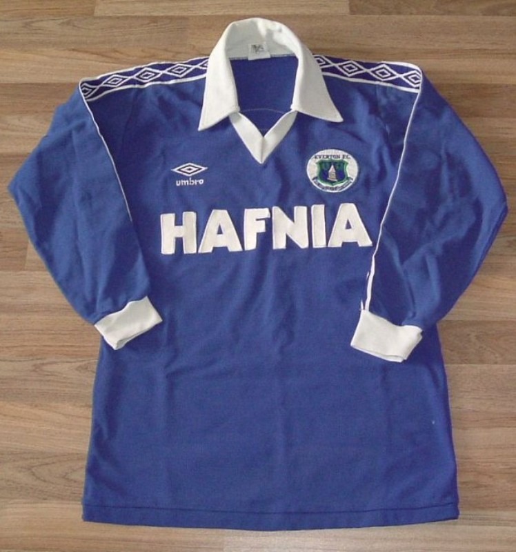Primera equipación de Everton 79-80