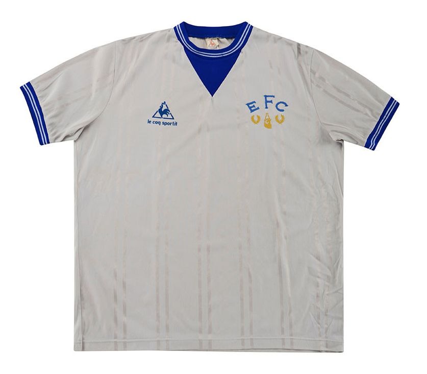 Segunda equipación de Everton 83-84