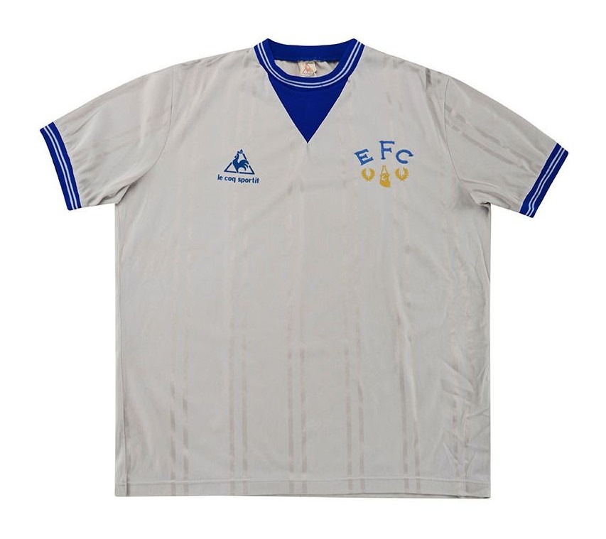 Segunda equipación de Everton 84-85