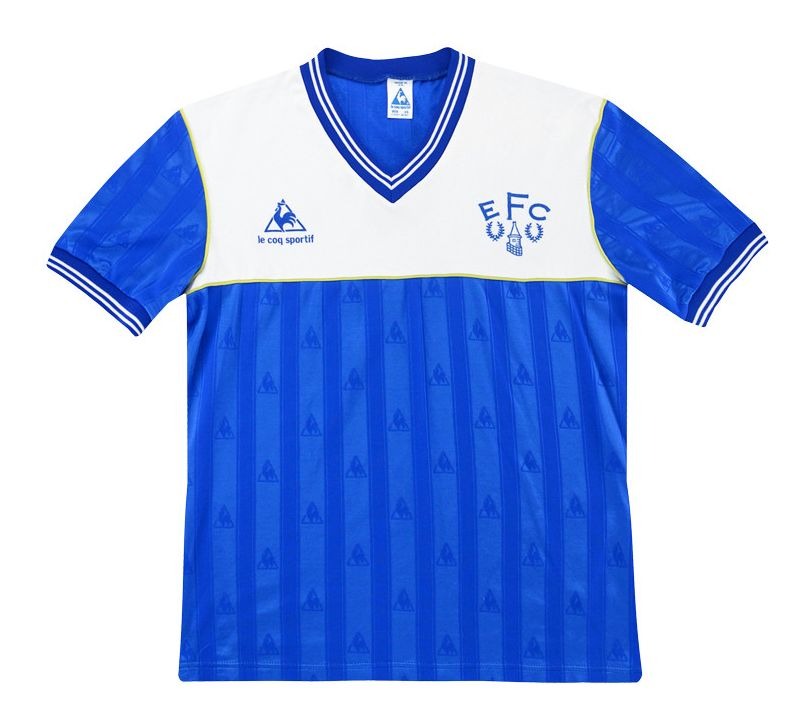 Primera equipación de Everton 85-86