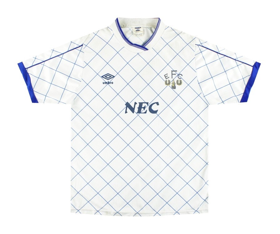Tercera equipación de Everton 87-88