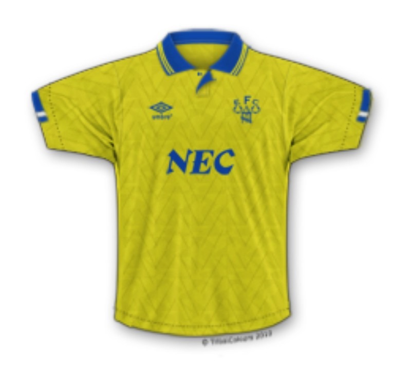 Everton FC 88-89 Tercera