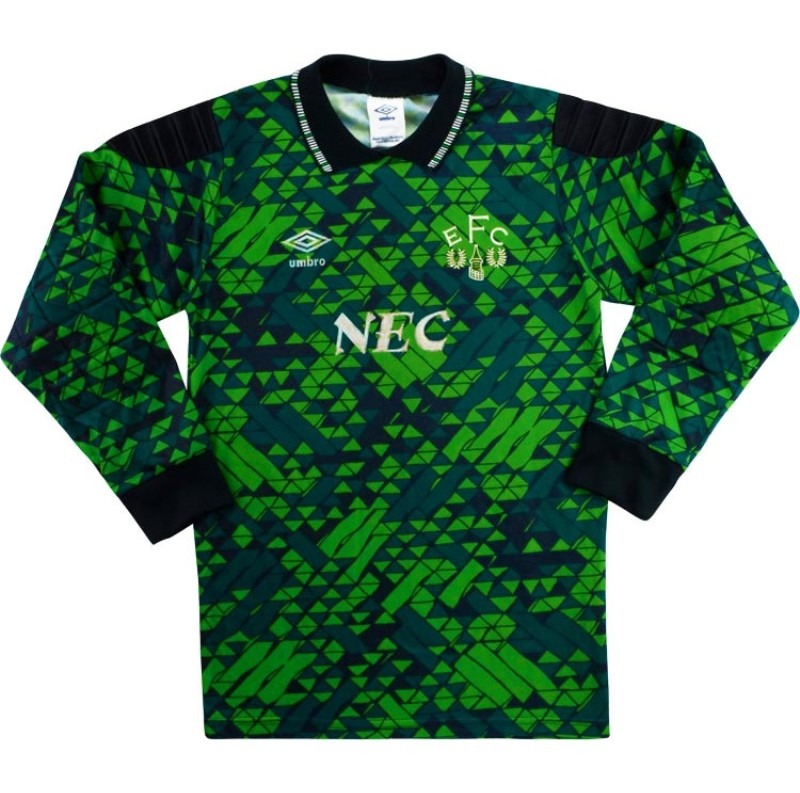 Equipación de portero de Everton 90-91