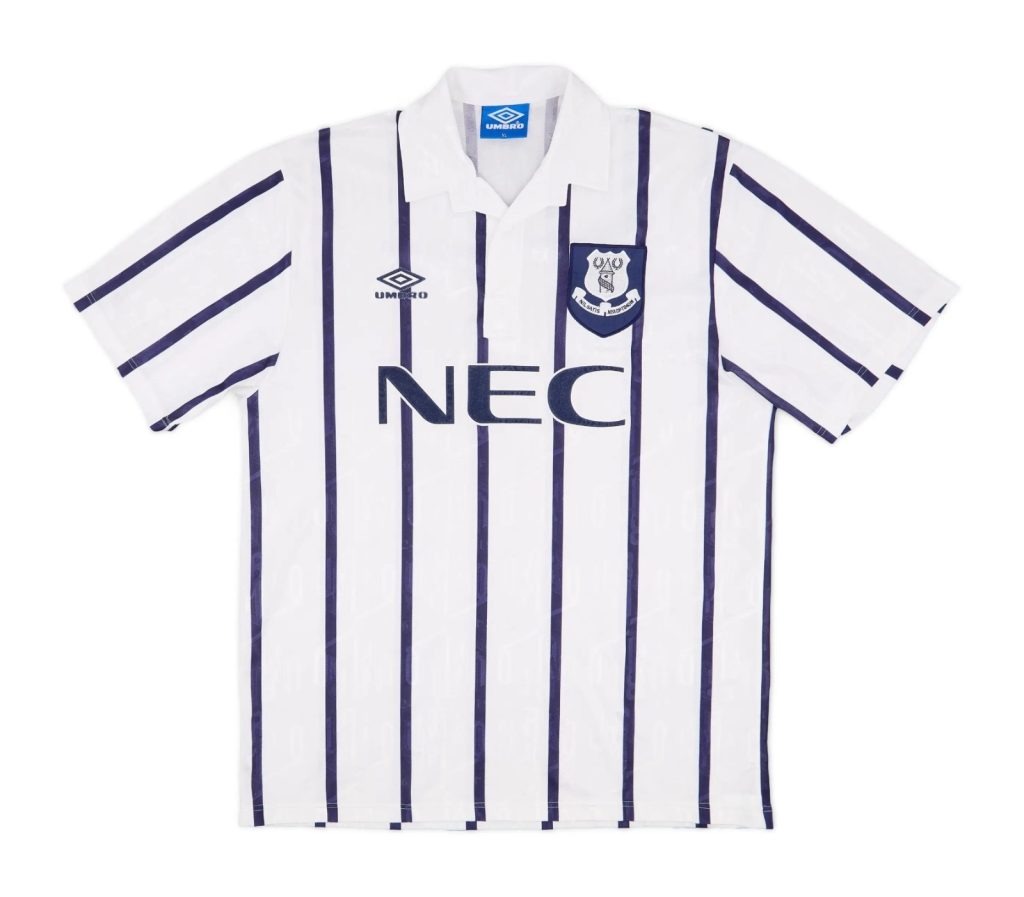 Tercera equipación de Everton 93-94