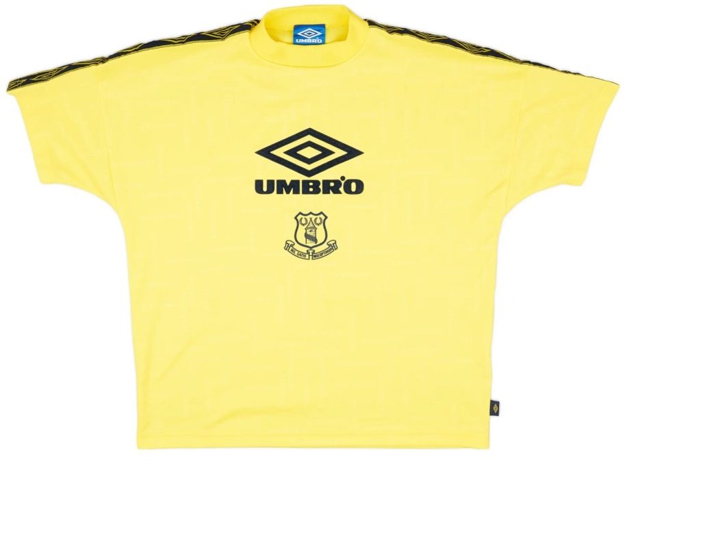 Entrenamiento de Everton 94-95