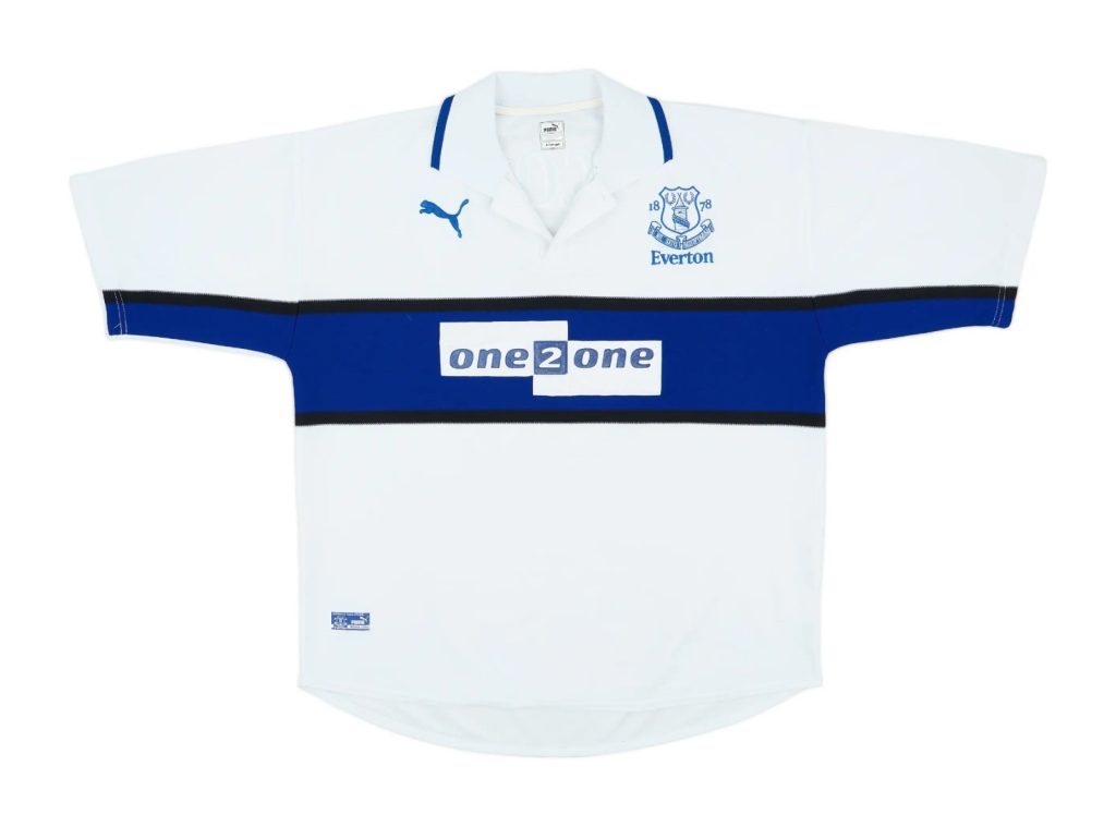 Tercera equipación de Everton 00-01