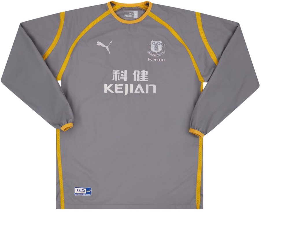 Equipación de portero de Everton 03-04