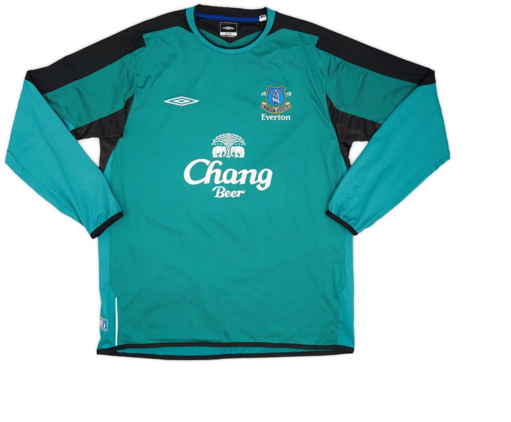 Equipación de portero de Everton 04-05