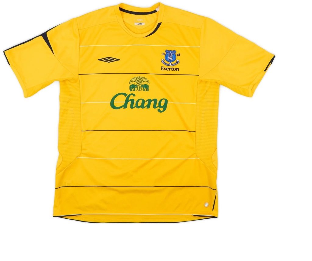 Tercera equipación de Everton 05-06