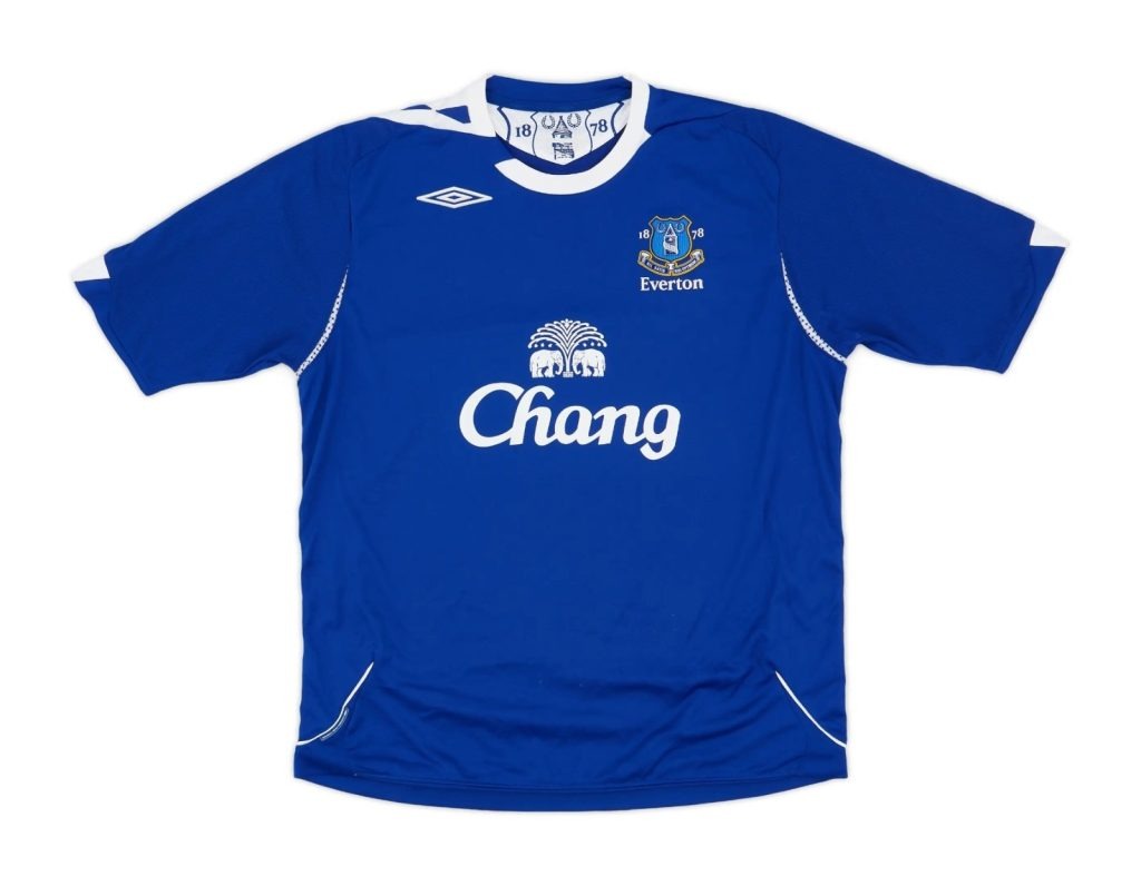 Primera equipación de Everton 06-07