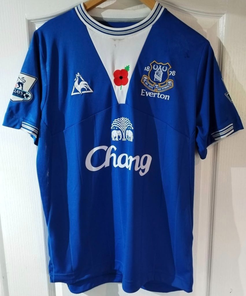 Primera equipación de Everton 09-10