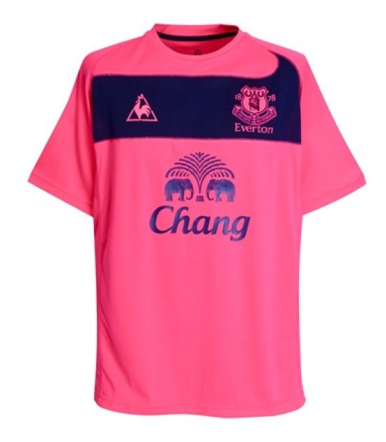 Segunda equipación de Everton 10-11