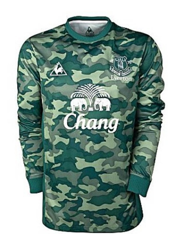Equipación de portero de Everton 11-12