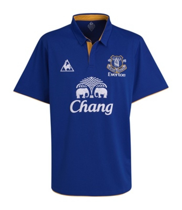 Primera equipación de Everton 11-12