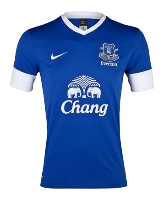 Primera equipación de Everton 12-13