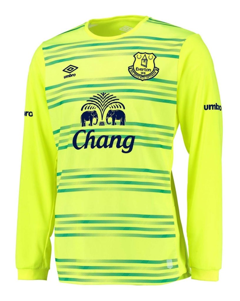 Equipación de portero de Everton 15-16