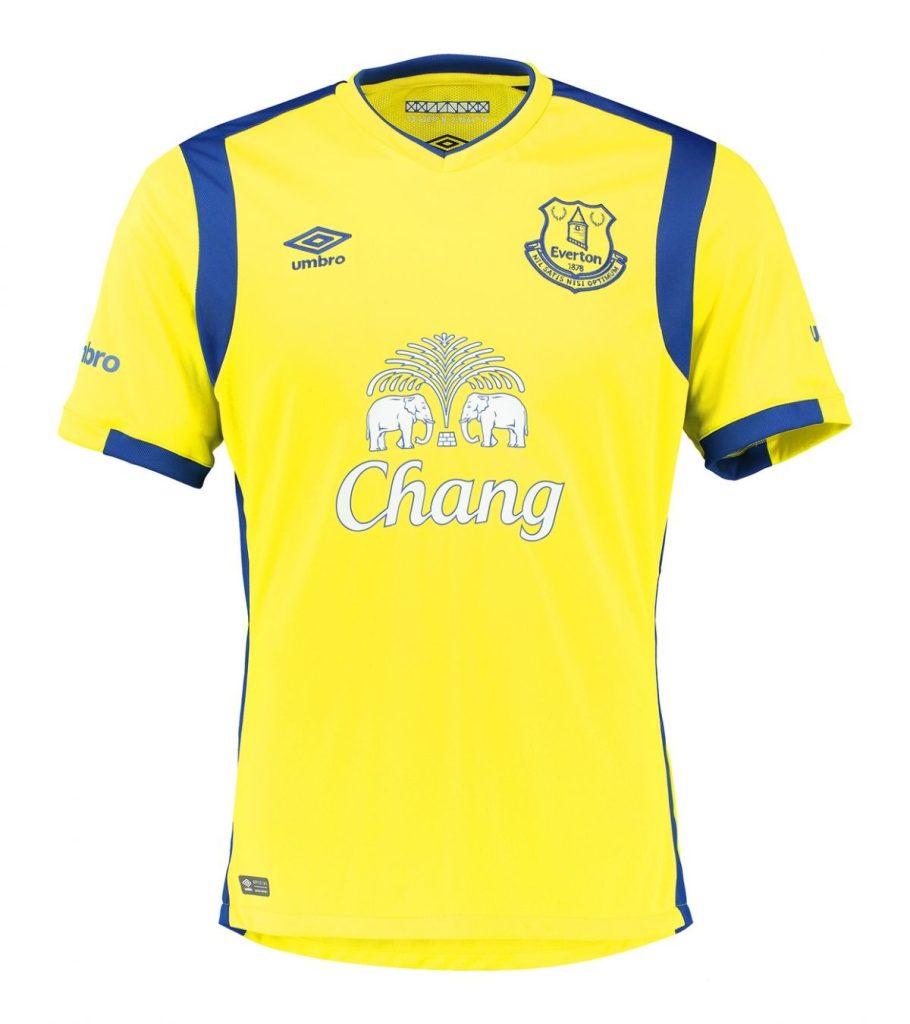 Tercera equipación de Everton 16-17