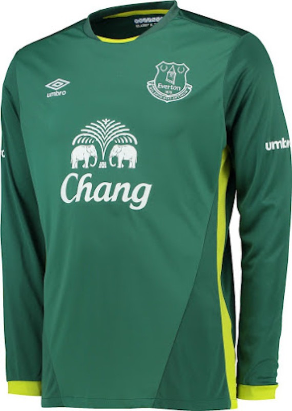 Equipación de portero de Everton 16-17