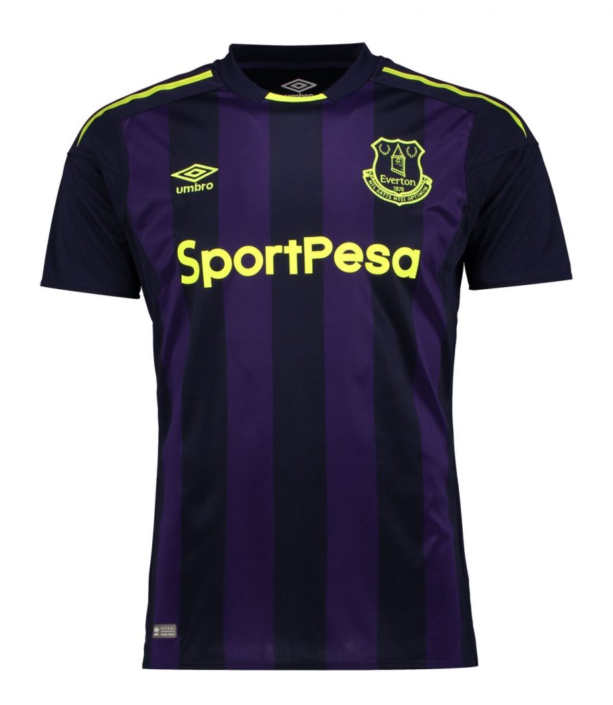 Tercera equipación de Everton 17-18