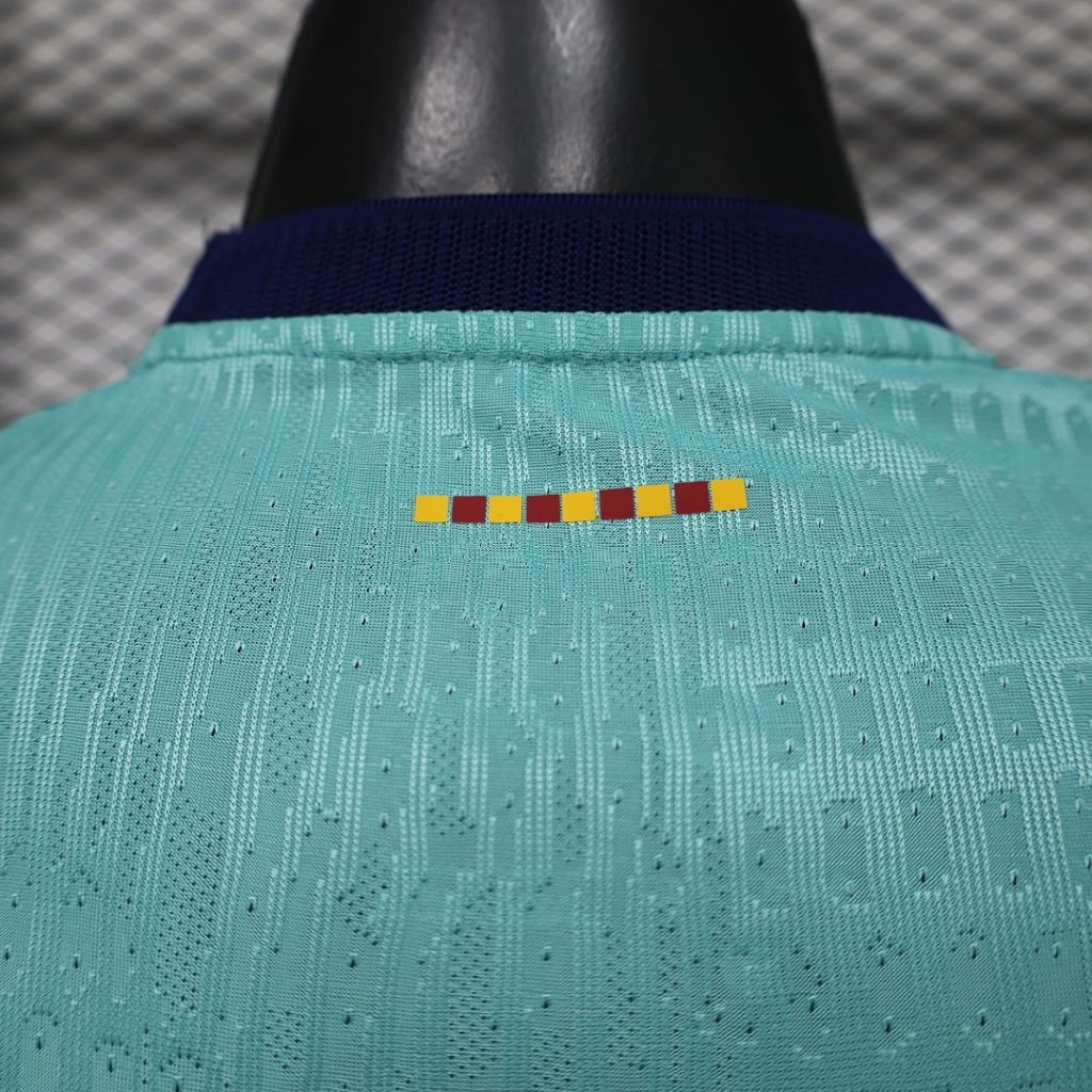 Camiseta Turquesa FC Barcelona 2026-2027 Manga Larga Tercera Equipacion Version Jugador - Imagen 4