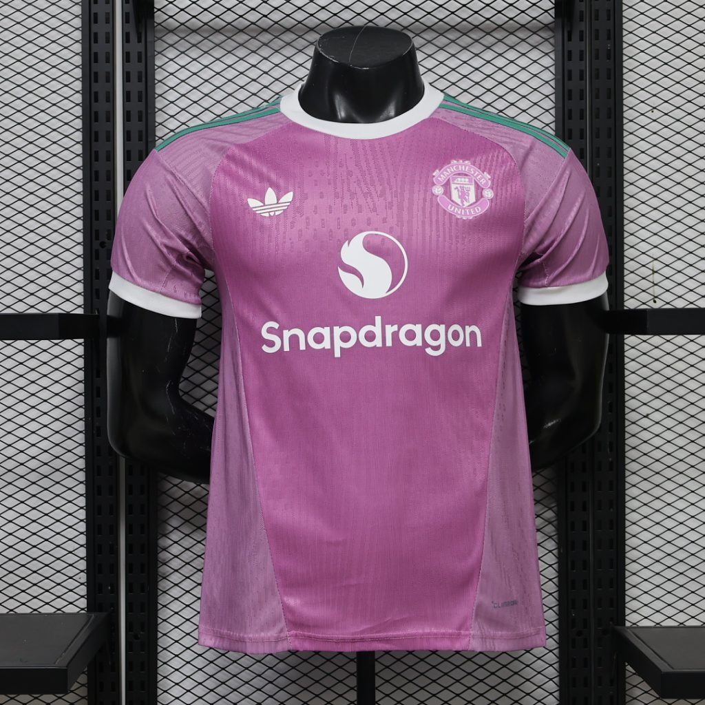 Camiseta Morada Manchester United 2026-2027 Portero Version Jugador