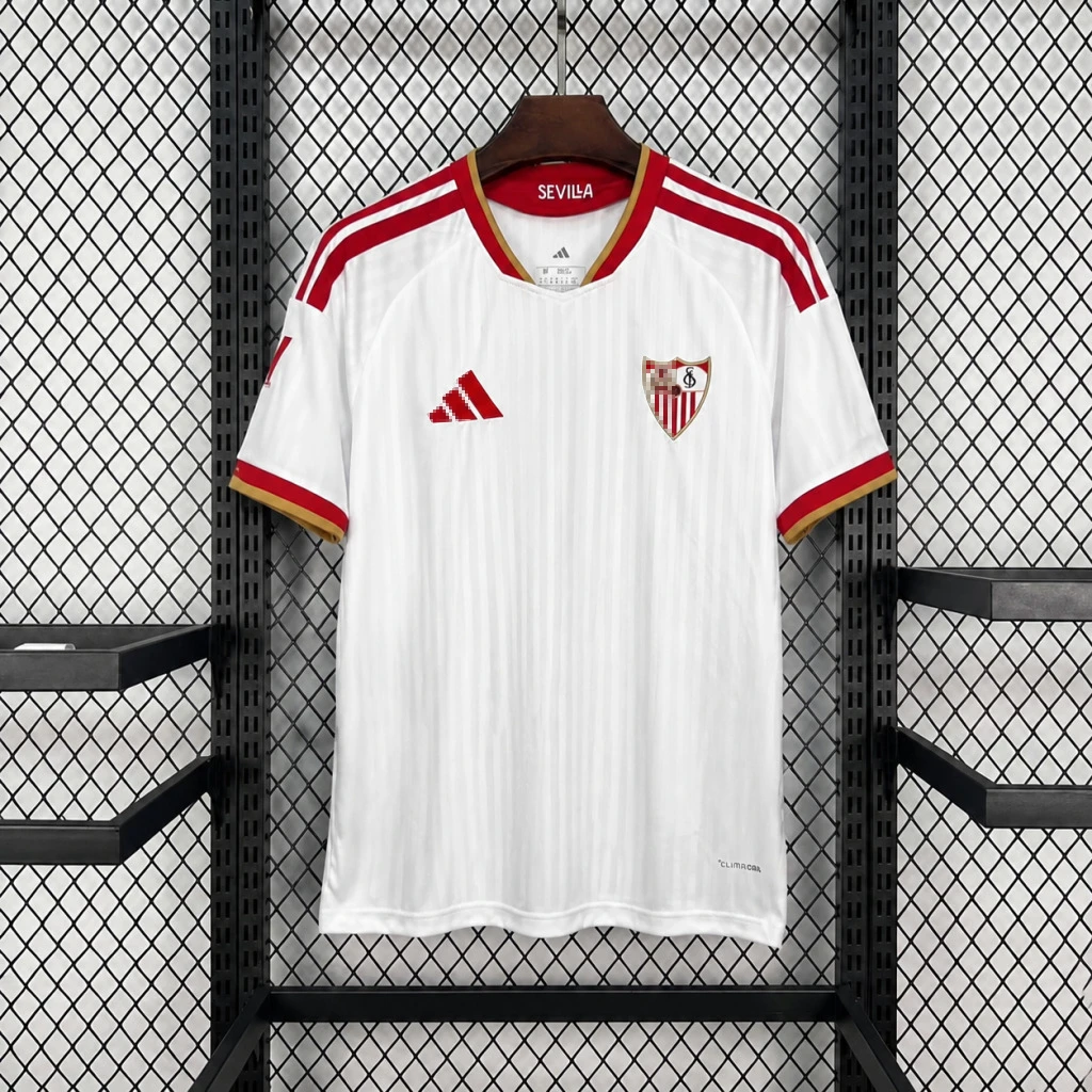 Camiseta Sevilla blanca 2026-2027 Ejuke Primera Equipacion versión fan