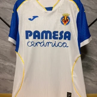 Camiseta Villarreal 2026-2027 Blanco Segunda Equipacion versión Fan