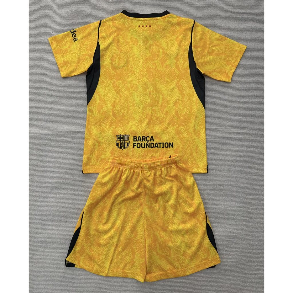 Conjunto Niño Portero FC Barcelona 2026-2027 Amarillo - Imagen 2