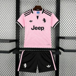 Conjunto Niño Rosa Juventus 2026-2027 segunda equipacion