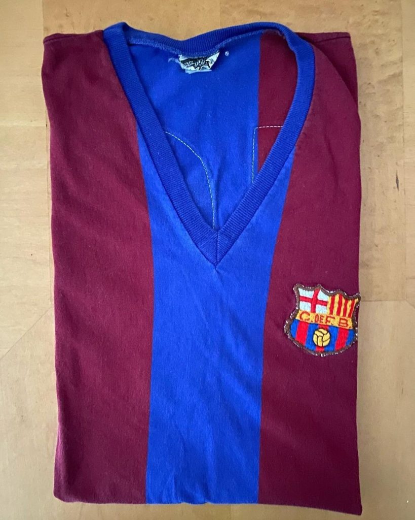 Primera equipación de Barcelona 73-74